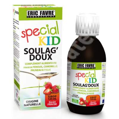 Специал Кид Soulag doux (здоровое пищев.(тмин,ромашка,слива,инжир)) сироп 125мл Производитель: Франция Eric Favre Lab.
